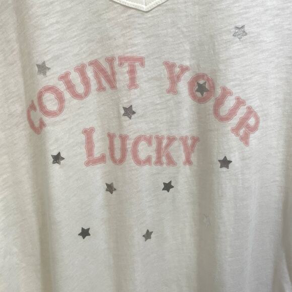PJ SALVAGE Lucky Stars Tee Size M - Picture 6 of 10